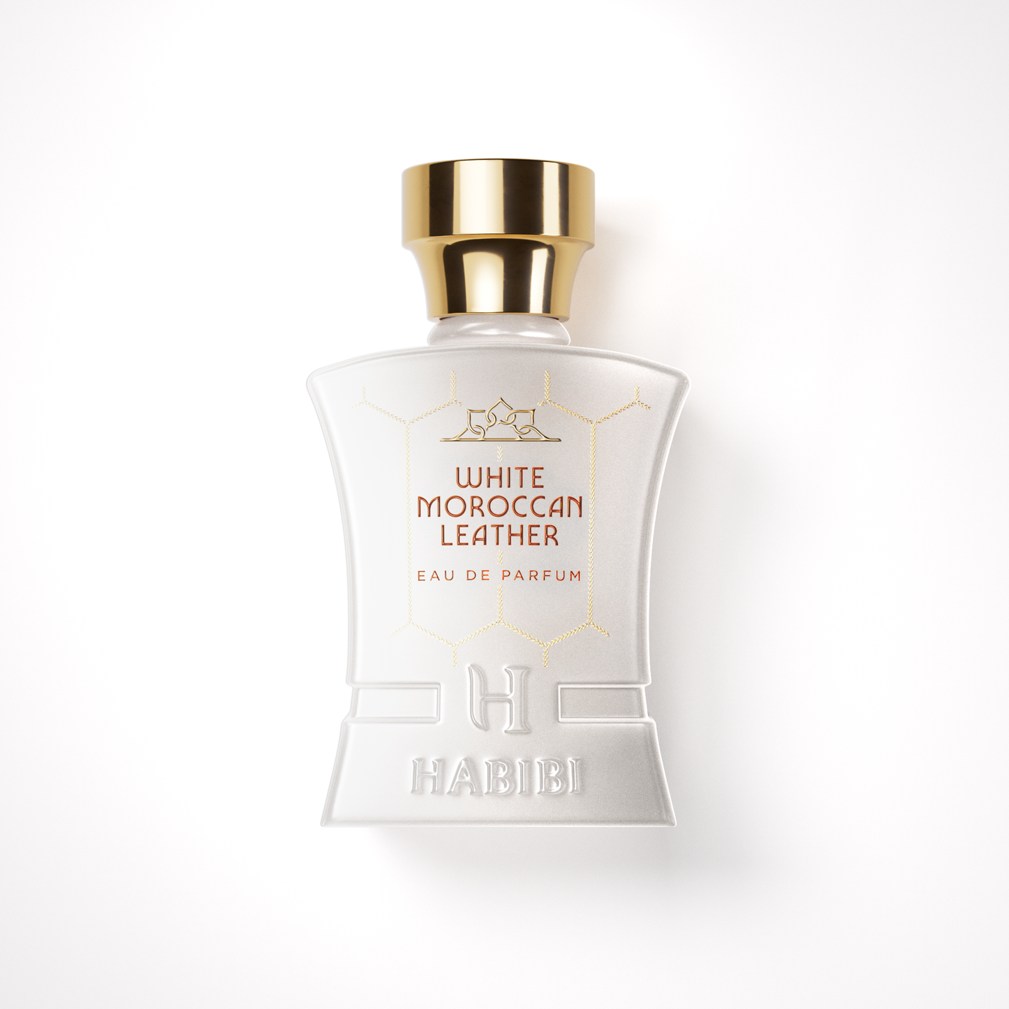 white moroccan leather perfume by habibi NY