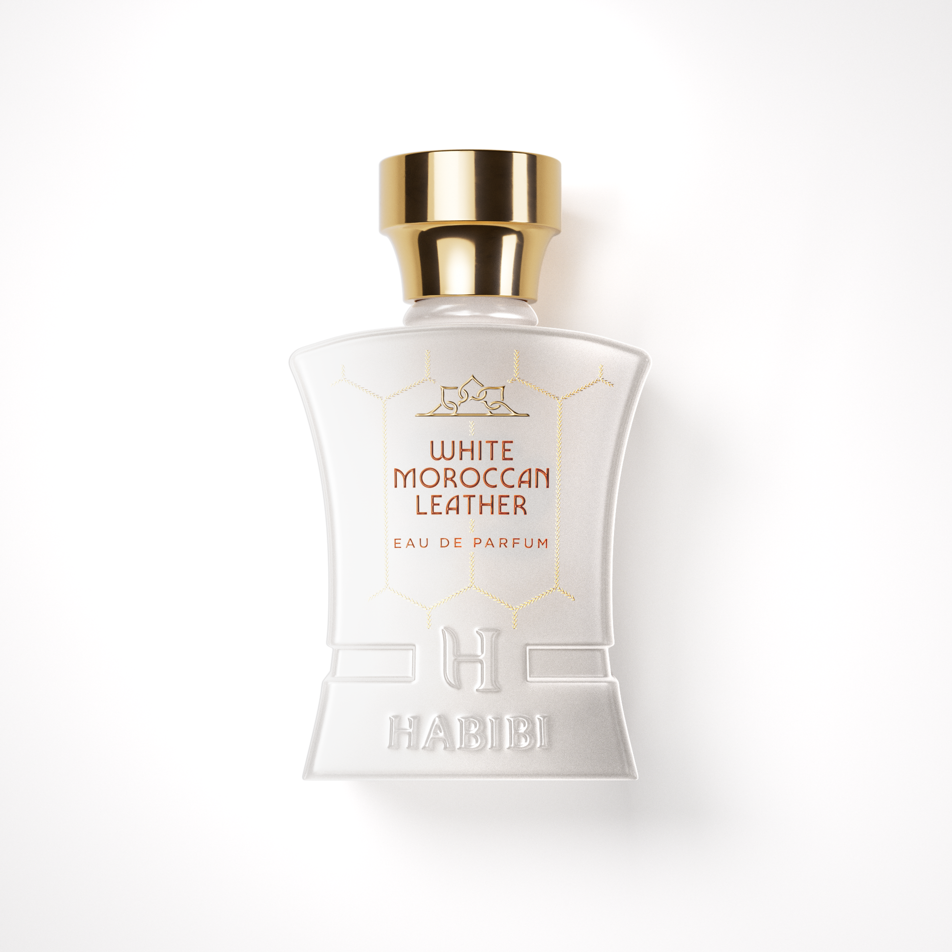white moroccan leather perfume by habibi NY