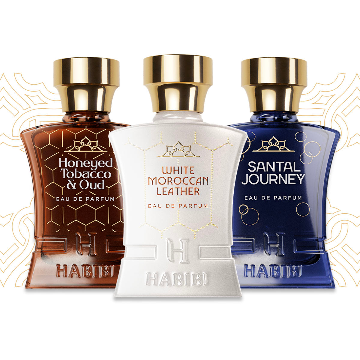 set of three perfume by habibi NY