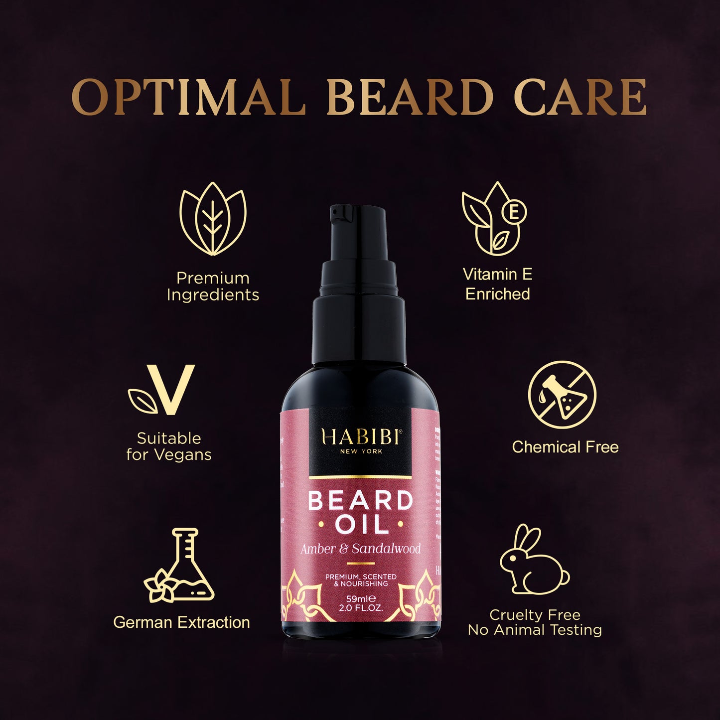 Amber & Sandalwood Beard Oil