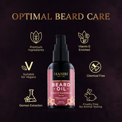 Amber & Sandalwood Beard Oil