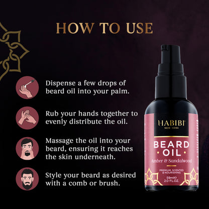 Amber & Sandalwood Beard Oil
