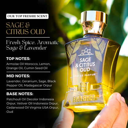 A Fresh & Zesty Festivity Combo | Sage & Citrus Oud and Spiced Bergamot & Orris