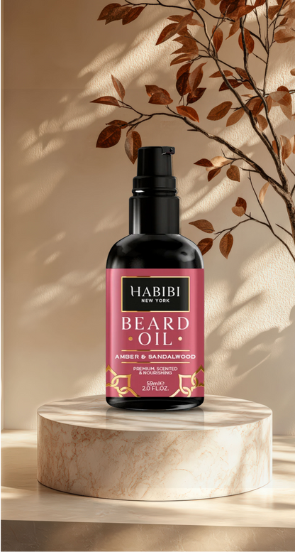 Amber & Sandalwood Beard Growth Oil