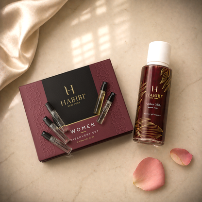 Women's Signature Bundle — Discovery Set + Amber Milk Body Mist
