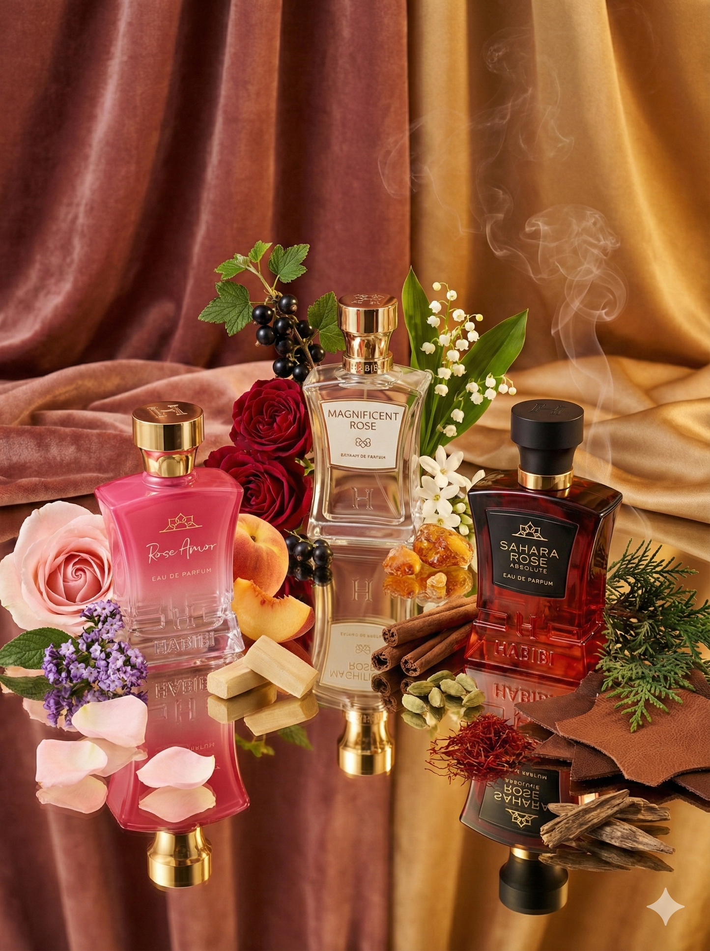 The Secret Rose Garden - Set of 3