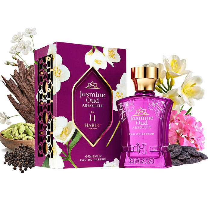 Purple Jasmine Oud Absolute scent by Habibi NY.