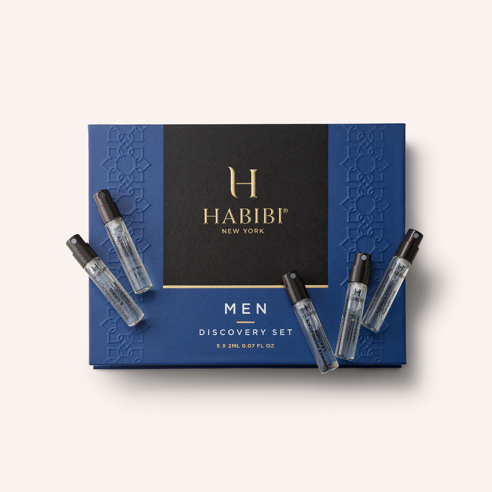 Men's Discovery Set: 5 Unique Fragrance Samples | Habibi NY
