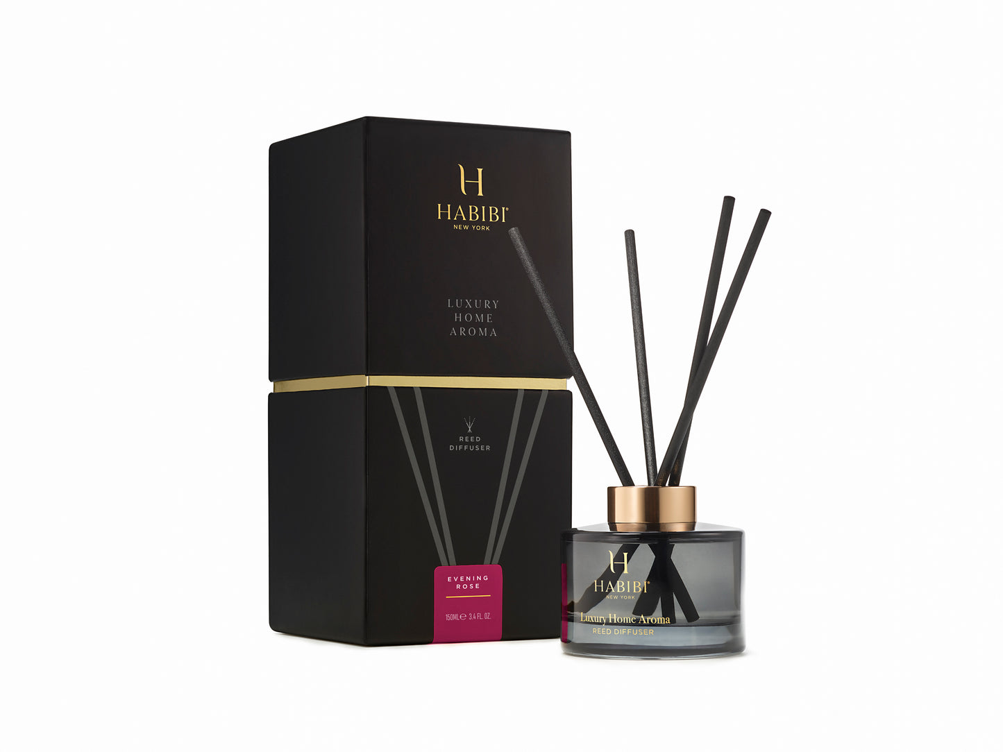 Luxury Home Aroma | Reed Diffuser - EVENING ROSE