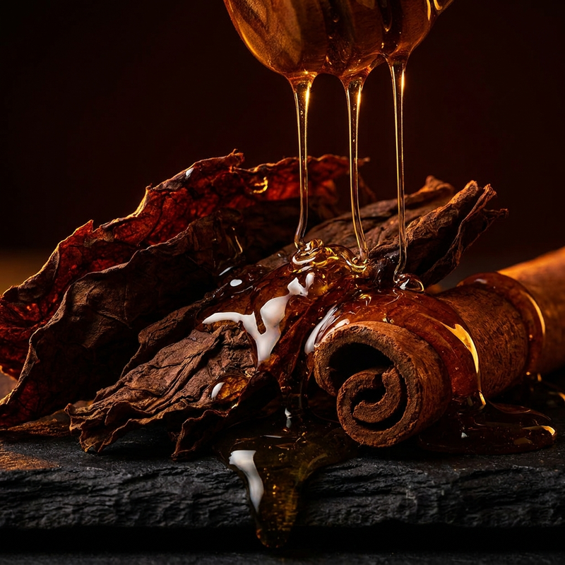 Honey and tobacco leaf — ingredient still