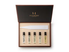 Oud Discovery Set open box with five labelled vials