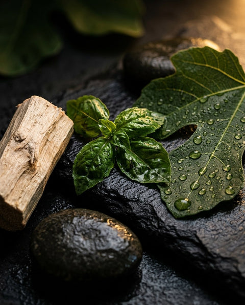 Fresh · Woody — the ingredients of Forest Rain