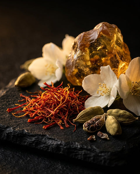 Royal Saffron Oud ingredients