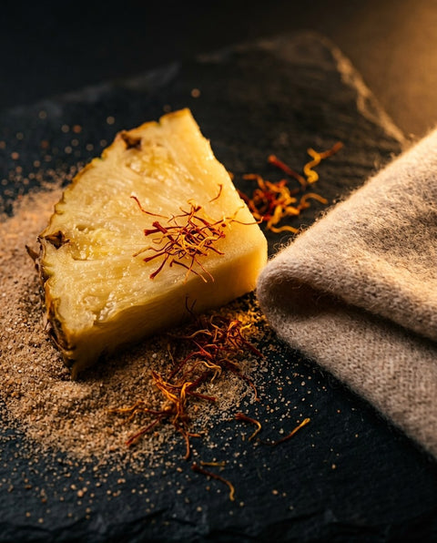 Spicy · Woody — the ingredients of Solstice Dunes