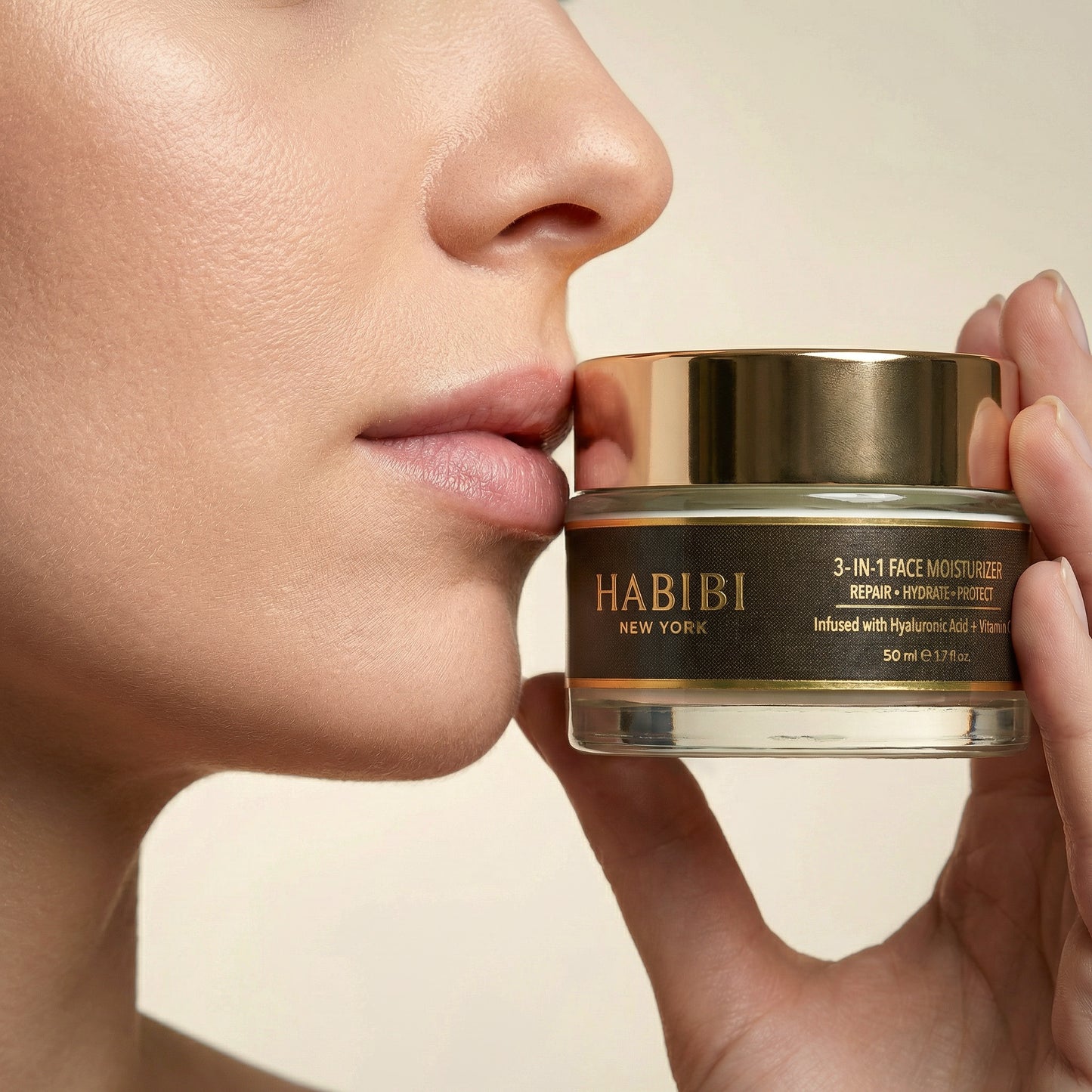 3-IN-1 FACE MOISTURIZER — REPAIR • HYDRATE • PROTECT