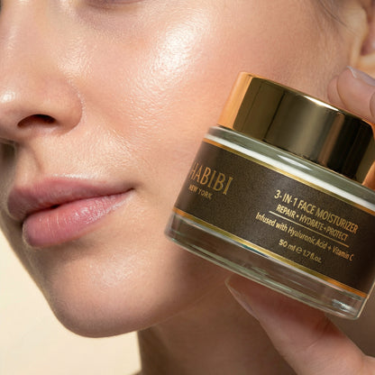 3-IN-1 FACE MOISTURIZER — REPAIR • HYDRATE • PROTECT