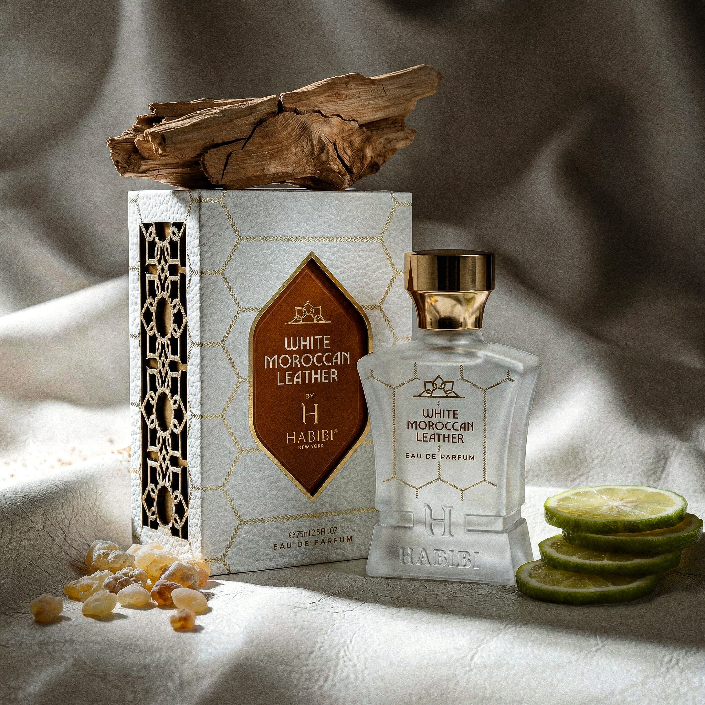 Habibi White Moroccan Leather | Best-Selling Men's Fragrance
