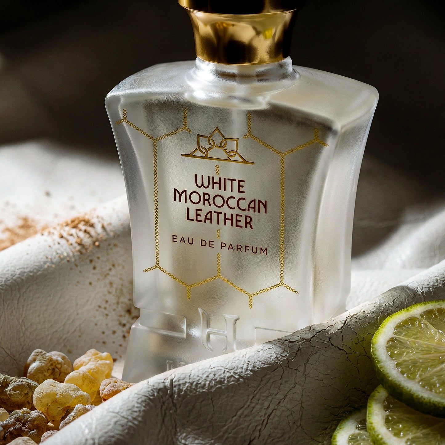 White Moroccan Leather