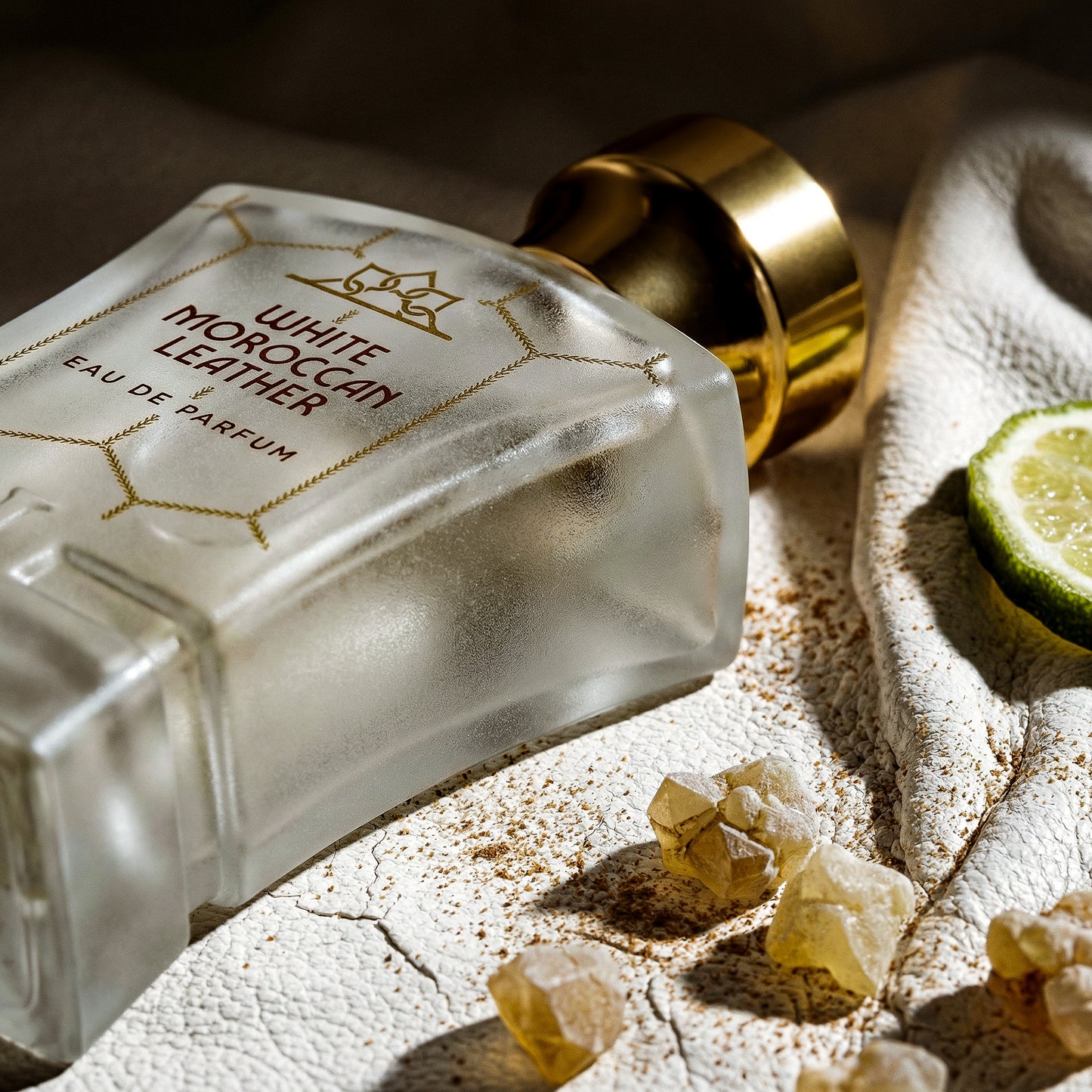 White Moroccan Leather